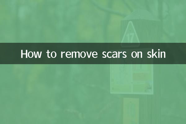 Cómo eliminar cicatrices en la piel.