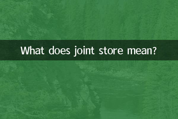 مشترکہ اسٹور کا کیا مطلب ہے؟