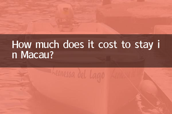 मकाउ में रहने में कितना खर्च आता है?