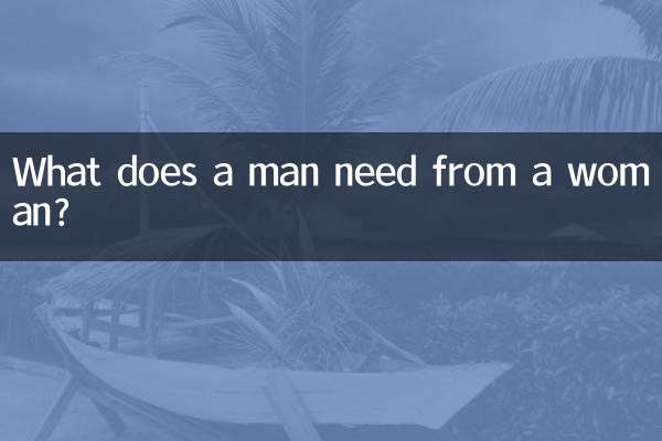 একজন পুরুষের একজন মহিলার থেকে কী দরকার?