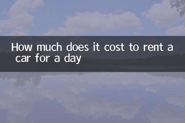 租轎車多少錢一天