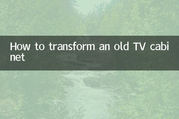 Cómo transformar un viejo mueble de televisión