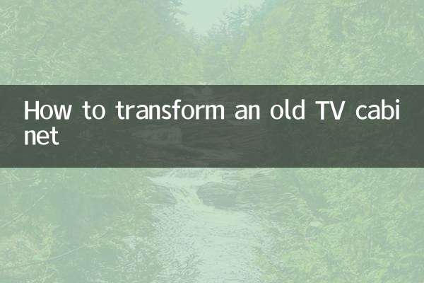 Cómo transformar un viejo mueble de televisión