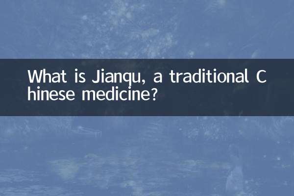 Qu'est-ce que le Jianqu, une médecine traditionnelle chinoise ?