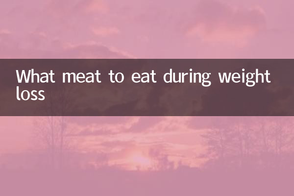 Welches Fleisch sollte man beim Abnehmen essen?