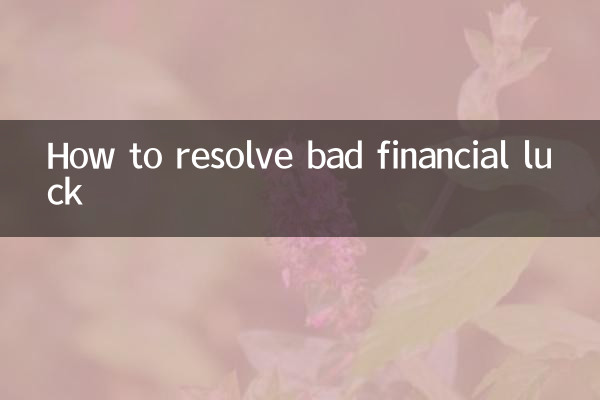 Como resolver o azar financeiro