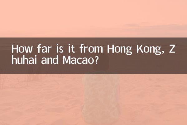 How far is it from Hong Kong, Zhuhai and Macao?