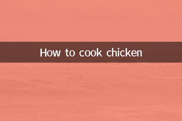 Come cucinare il pollo