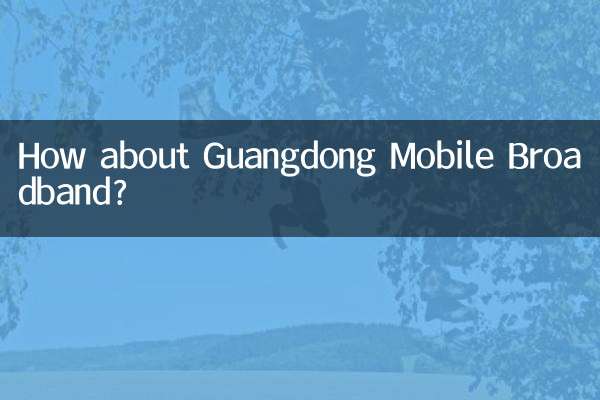 Che ne dici della banda larga mobile nel Guangdong?
