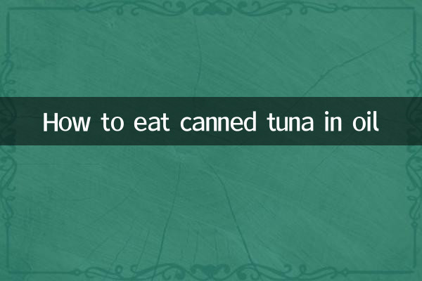 Come mangiare il tonno in scatola sott'olio