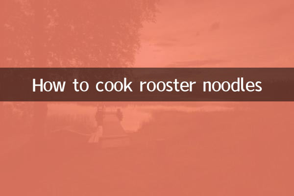 طرز پخت رشته خروس