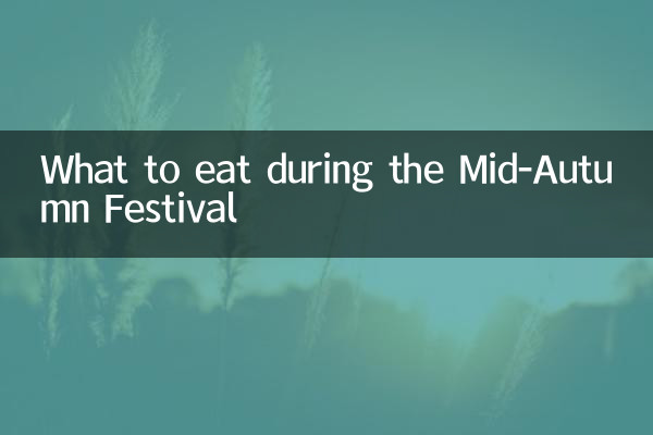 What to eat during the Mid-Autumn Festival