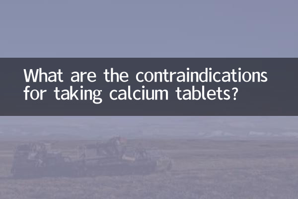 吃钙片有什么禁忌