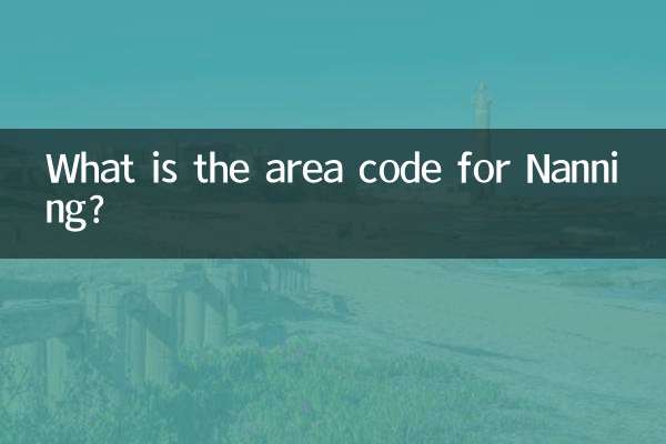 南寧市の市外局番は何ですか?