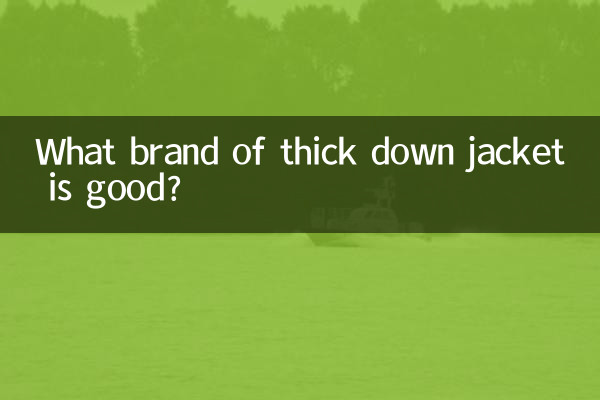 Welche Marke für dicke Daunenjacken ist gut?