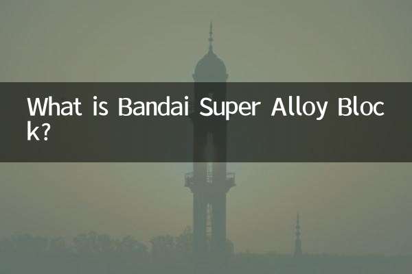 बंदाई सुपर अलॉय ब्लॉक क्या है?