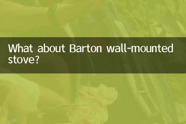 Wie wäre es mit dem Wandofen Barton?