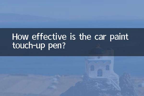 Quanto è efficace il pennarello per ritocchi vernice auto?