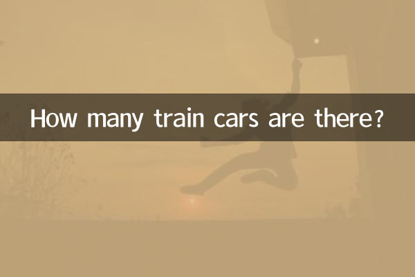 Quanti vagoni ferroviari ci sono?