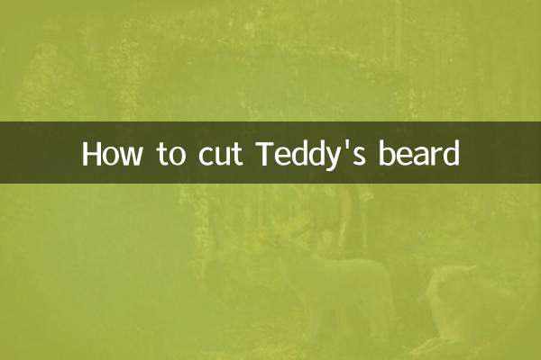 泰迪胡子怎么剪