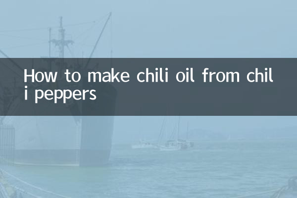 مرچ مرچ سے مرچ کا تیل کیسے بنائیں