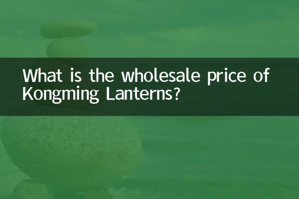 کانگنگ لالٹینوں کی تھوک قیمت کیا ہے؟