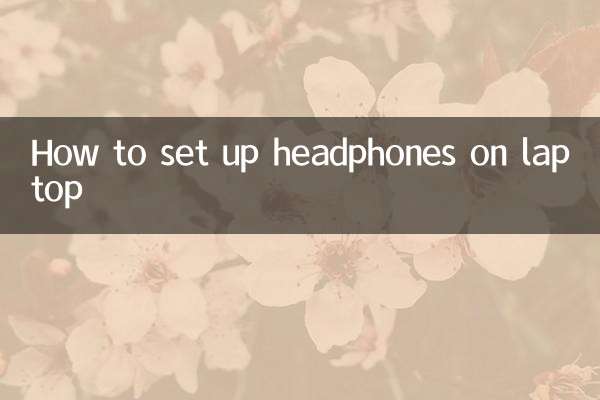 كيفية إعداد سماعات الرأس على الكمبيوتر المحمول