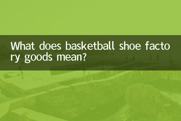 Que signifient les produits d'usine de chaussures de basket-ball ?