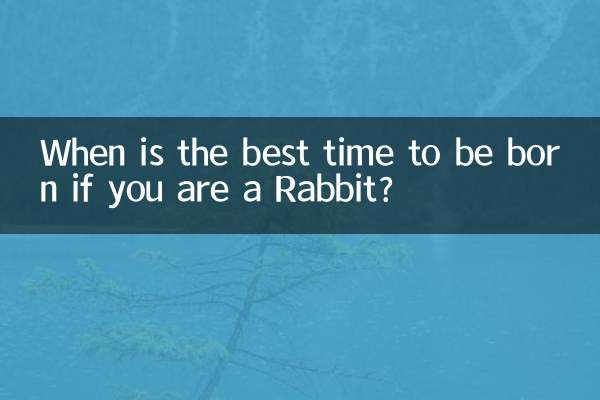 Wann ist der beste Zeitpunkt für die Geburt, wenn Sie ein Kaninchen sind?