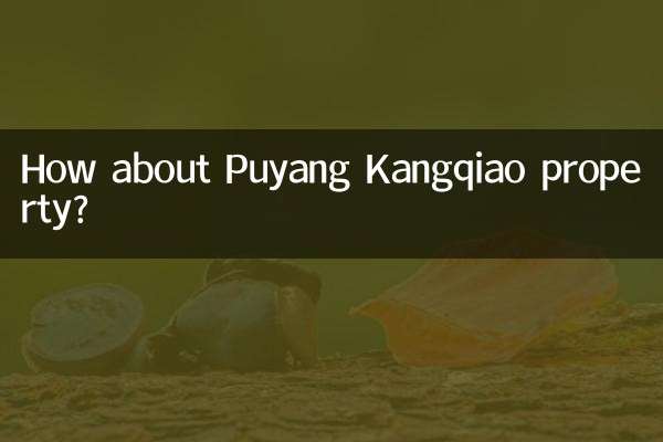 Che ne dici della proprietà di Puyang Kangqiao?