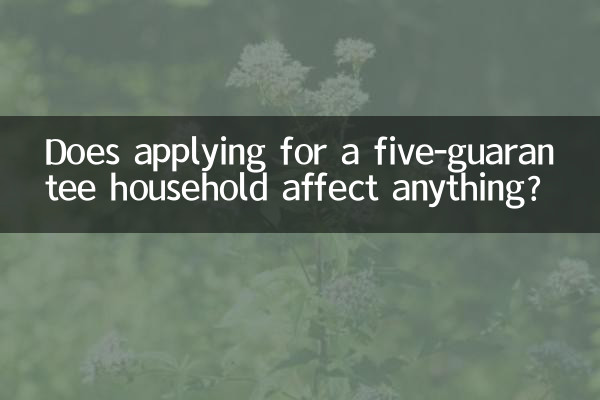 Solicitar uma família com cinco garantias afeta alguma coisa?