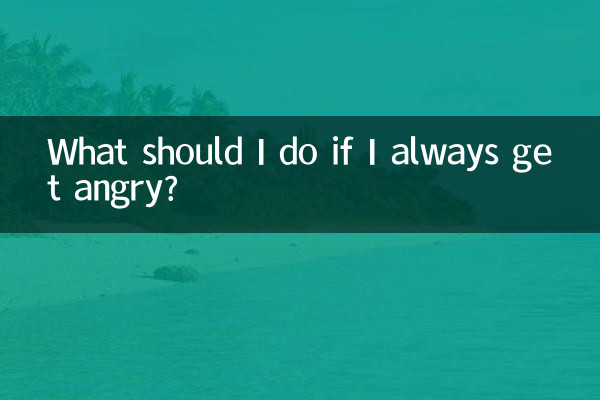 Was soll ich tun, wenn ich ständig wütend werde?