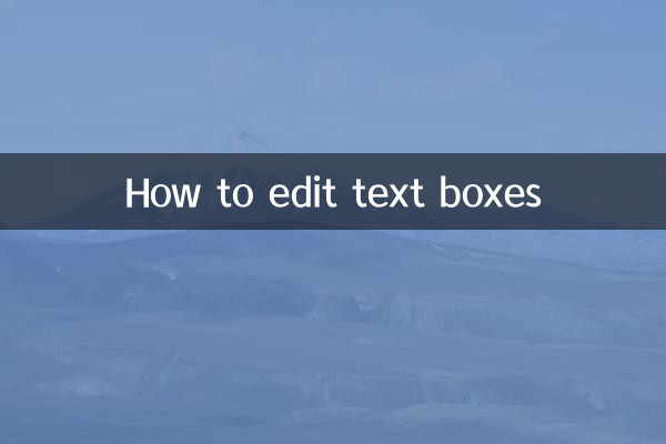 Cómo editar cuadros de texto