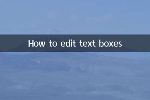 Cómo editar cuadros de texto