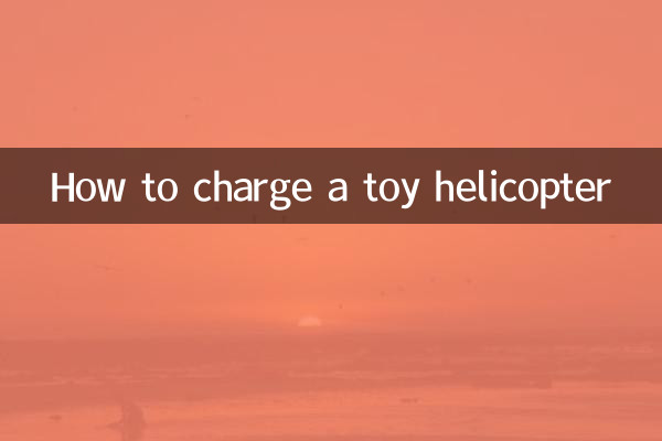 Como carregar um helicóptero de brinquedo