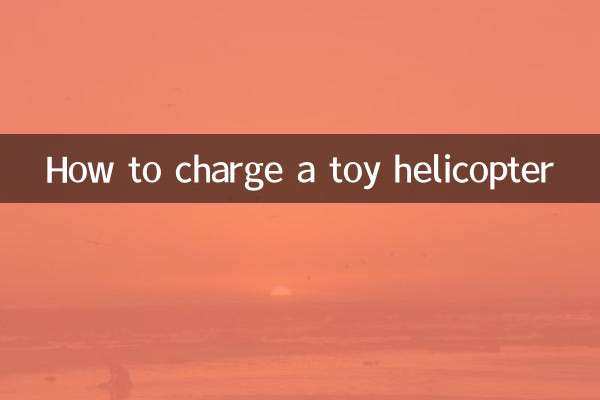 Como carregar um helicóptero de brinquedo