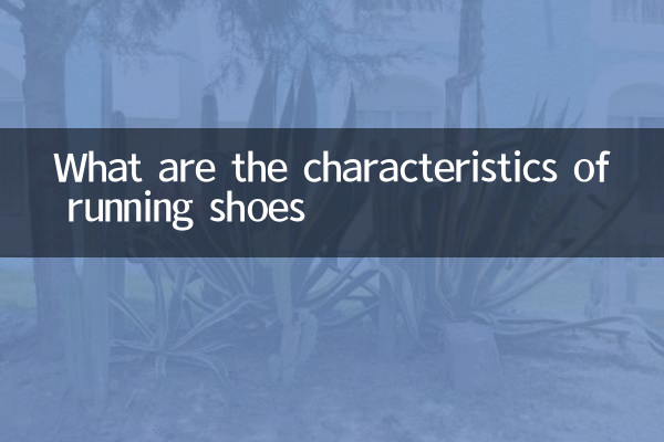 What are the characteristics of running shoes