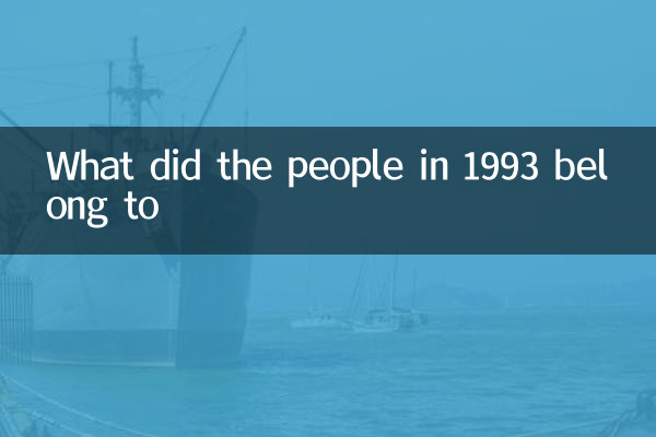 ماذا كان الناس في عام 1993
