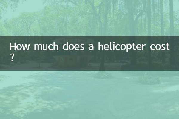 Wie viel kostet ein Helikopter?