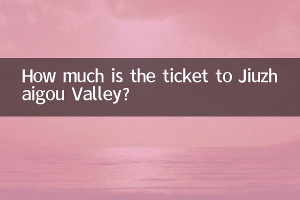 ¿Cuánto cuesta el billete al valle de Jiuzhaigou?