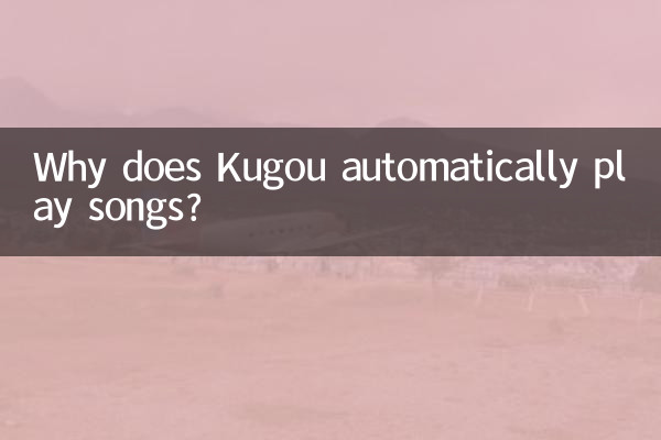 Warum spielt Kugou automatisch Lieder ab?