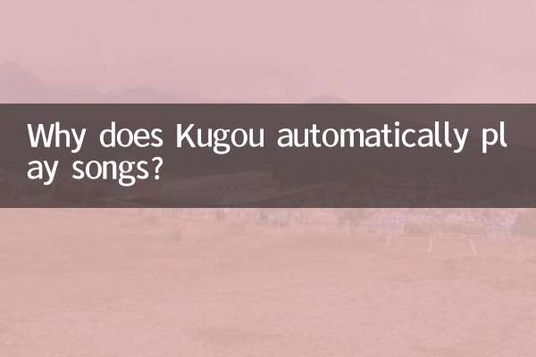 Warum spielt Kugou automatisch Lieder ab?