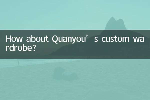 Que tal o guarda-roupa personalizado de Quanyou?