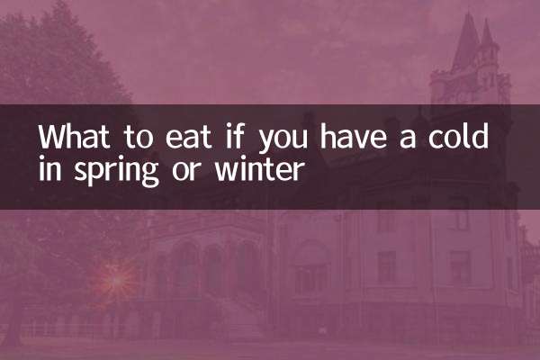 春や冬に風邪をひいたときの食事