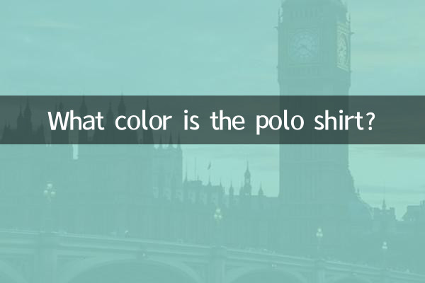 Di che colore è la polo?