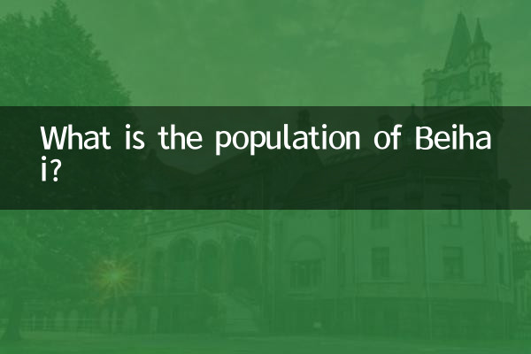 Quelle est la population de Beihai?