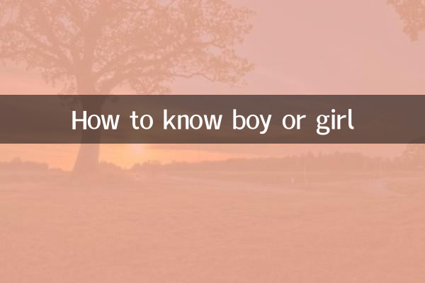 چگونه پسر یا دختر را بشناسیم
