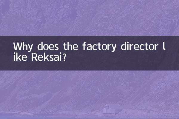 Perché al direttore della fabbrica piace Reksai?