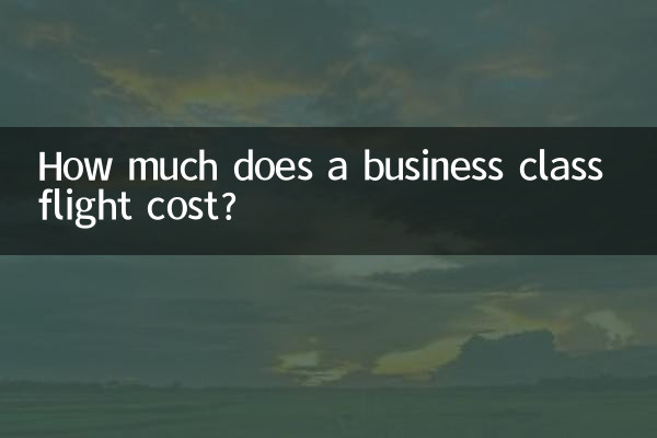 Quanto custa um voo em classe executiva?