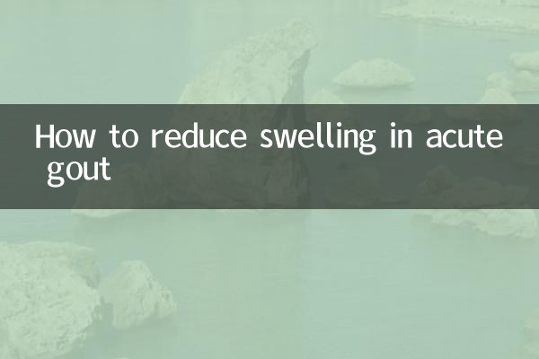 Cómo reducir la hinchazón en la gota aguda